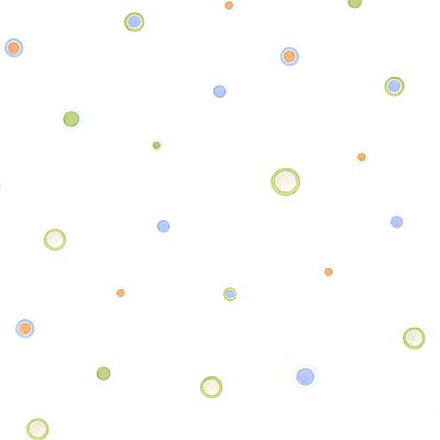 Devin Orange Bubble Dots Wallpaper
