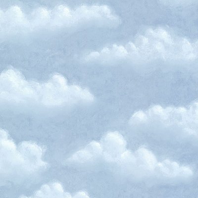 Lucas Ocean Puffy Clouds Wallpaper