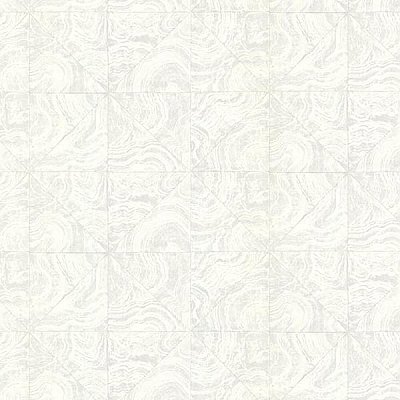 Malachite Cream Stone Tile Wallpaper