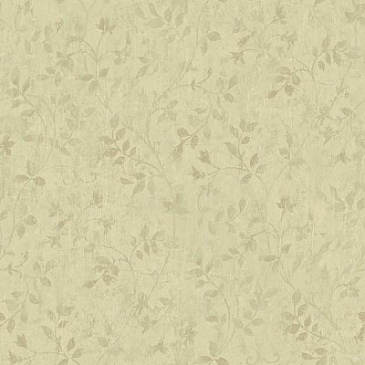 Vinca Olive Trailing Leaves Wallpaper