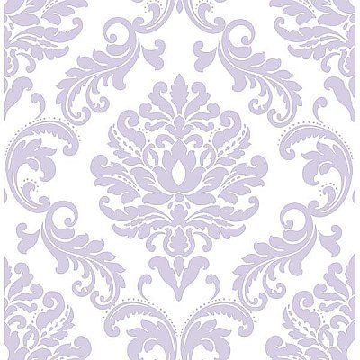 Purple Ariel Peel & Stick Wallpaper