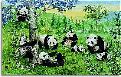 Pandas Mural PR1010