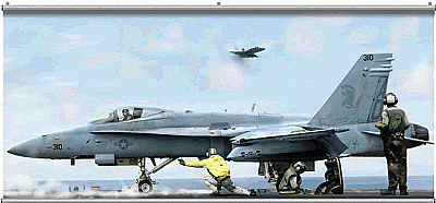 F-18 Hornet Minute Mural 121218