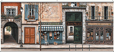 Parisian Neighborhood 2 Minute Mural 121734