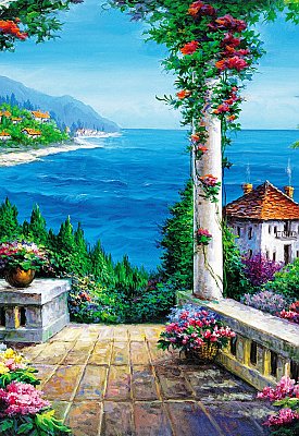 Floral Patio Wall Mural 4022