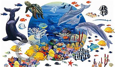 Under The Sea Mural Z20263