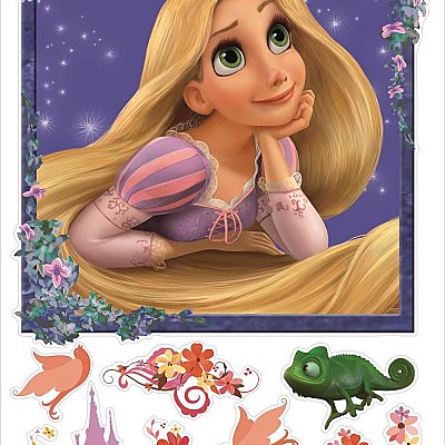TANGLED - RAPUNZEL PEEL & STICK GIANT WALL DECALS