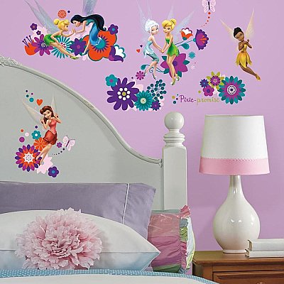 DISNEY FAIRIES - BEST FAIRY FRIENDS PEEL AND STICK WALL DECALS