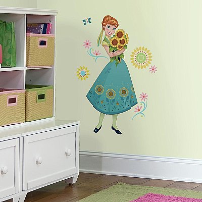 FROZEN  FEVER ANNA PEEL AND STICK GIANT WALL DECALS