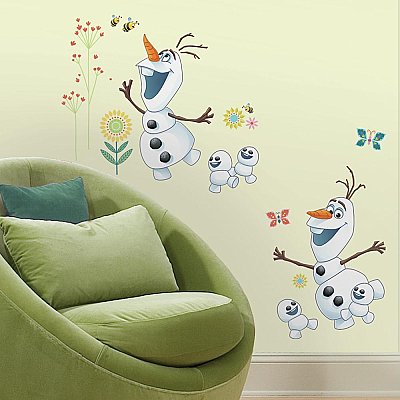 FROZEN  FEVER OLAF PEEL AND STICK WALL DECALS
