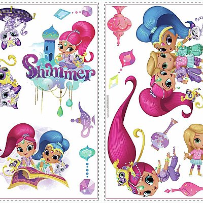 SHIMMER AND SHINE PEEL AND STICK WALL DECALS