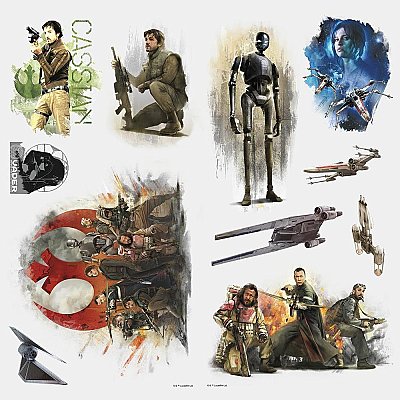 STAR WARS ROUGE ONE PEEL AND STICK WALL DECALS