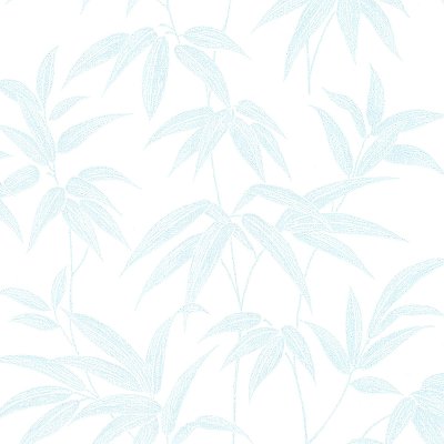 Sasa Blue Bamboo Leaf Wallpaper