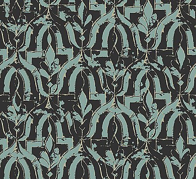 Belli Turquoise Geometric Wallpaper