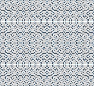 Esagono Grey Geometric Wallpaper
