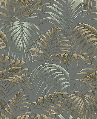 Raja Green Palm Wallpaper