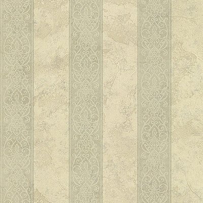 Presque Isle Sage Regal Stripe Wallpaper