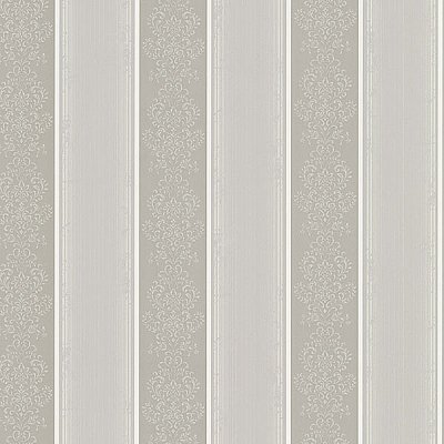 Eastport Pewter Arabelle Stripe Wallpaper