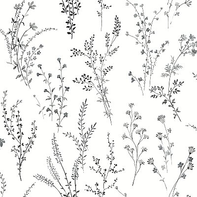 Wildflower Sprigs Wallpaper