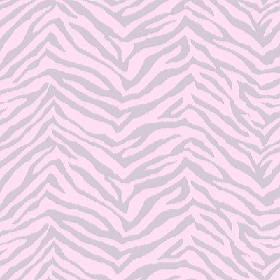 Mia Pink Faux Zebra Stripes Wallpaper