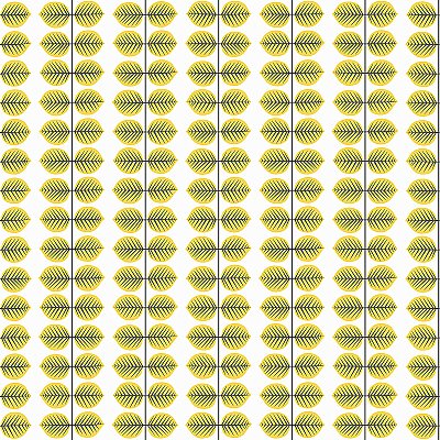 Berså Yellow Leaf Wallpaper