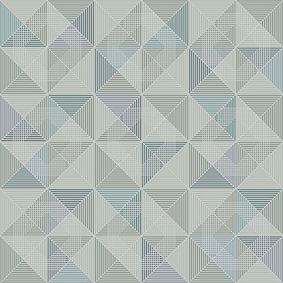 Dabria Blue Geometric Wallpaper