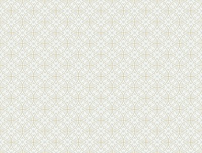 Ashford House Lacey Circle Geo Wallpaper - Cream/Gray