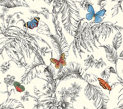 Ashford Toiles Papillon Wallpaper