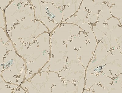 Perched Sparrow Wallpaper