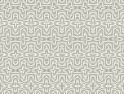 Concentric Wallpaper - Gray W/Iridescent