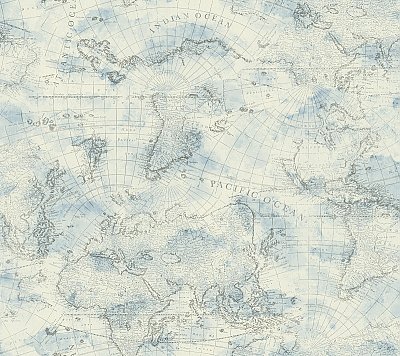 Coastal Map Wallpaper