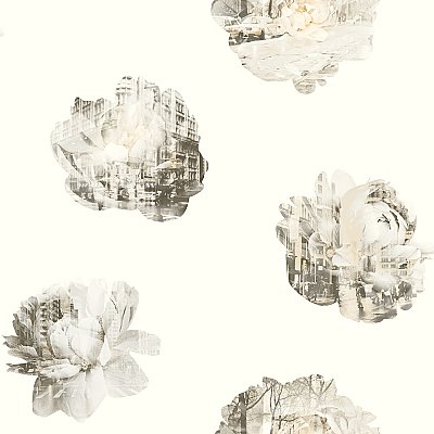 Double Exposure Removable Wallpaper