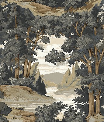 Forest Lake Scenic Wallpaper