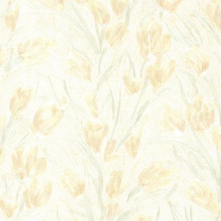 Jessamine Light Yellow Tulips Wallpaper