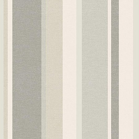 Raya Beige Linen Stripe Wallpaper