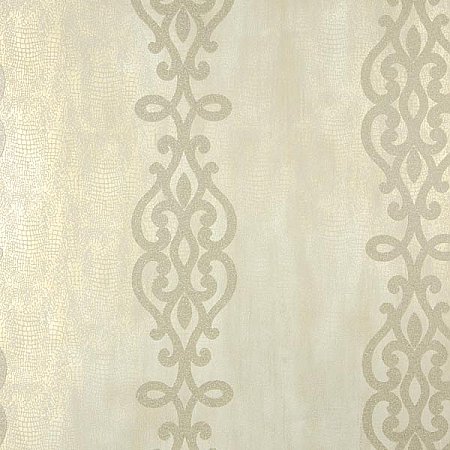 Anaconda Champagne Glitter Stripe Wallpaper