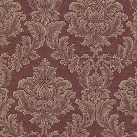 Oldham Burgundy Damask Wallpaper