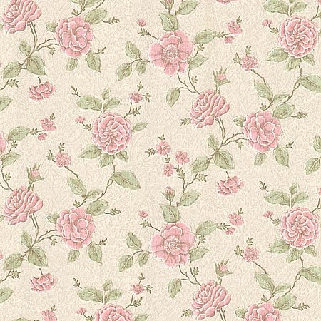 Devon Pink Floral Trail Wallpaper