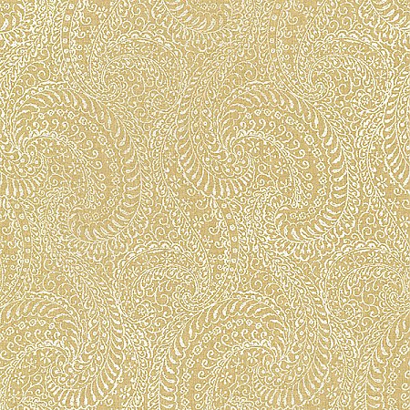 Daraxa Gold Paisley Wallpaper