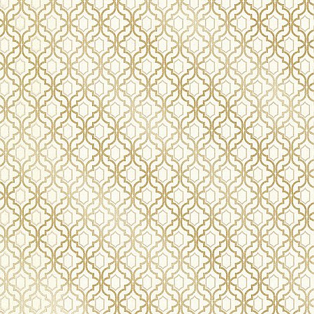 Alcazaba Gold Trellis Wallpaper