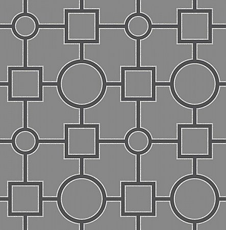 Matrix Black Geometric Wallpaper