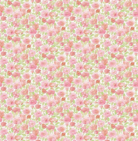Elsie Pink Floral Wallpaper