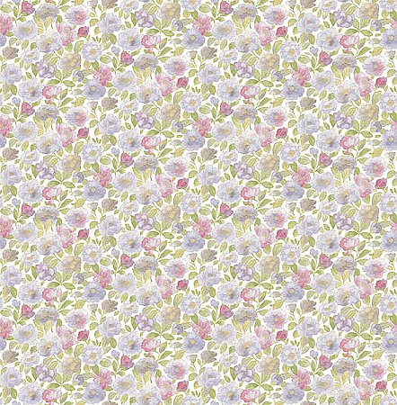 Elsie Lilac Floral Wallpaper