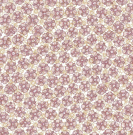 Allison Lavender Floral Wallpaper