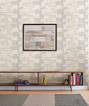 Integrate Neutral Geometric Wallpaper