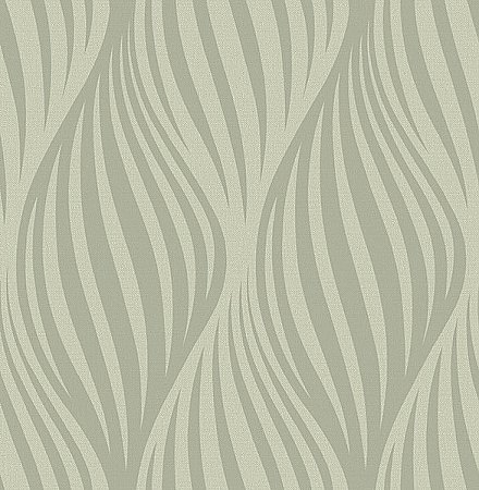 Distinction Taupe Ogee Wallpaper