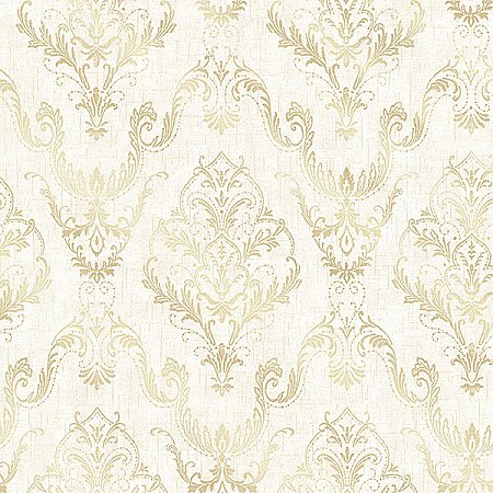 Wiley Cream Lace Damask Wallpaper