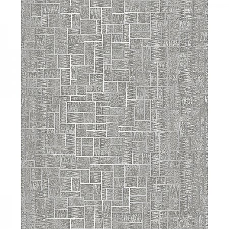 Etude Silver Geometric Wallpaper