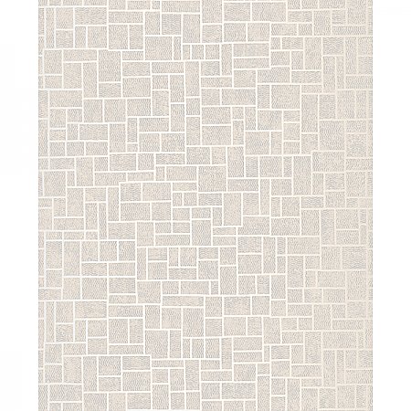 Etude Light Grey Geometric Wallpaper
