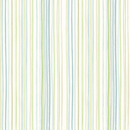 Lanata Teal Stripe Wallpaper